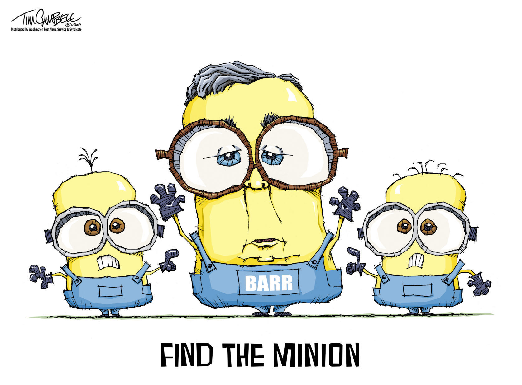 Tim Campbell cartoon